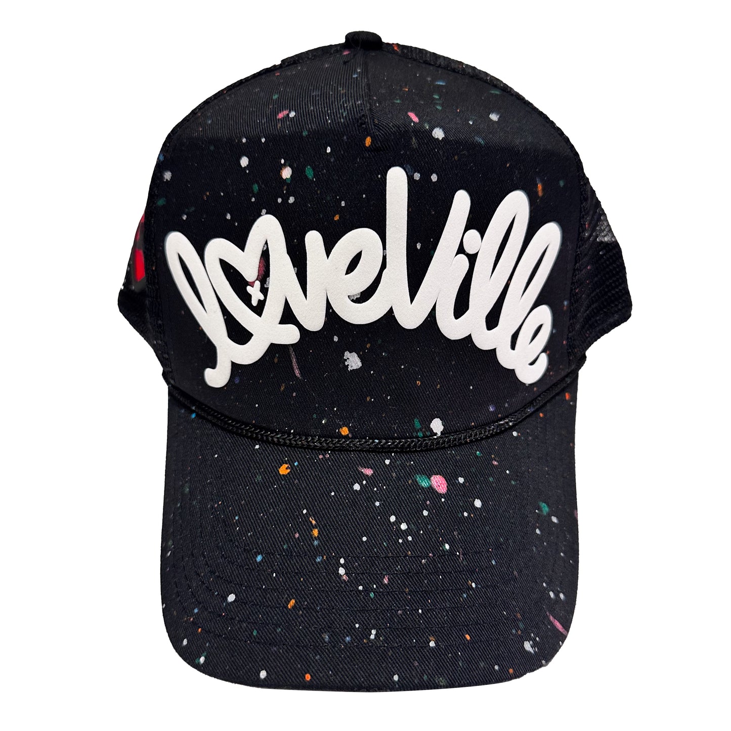 Loveville Splatter “Loveville” Trucker Hat - Limited