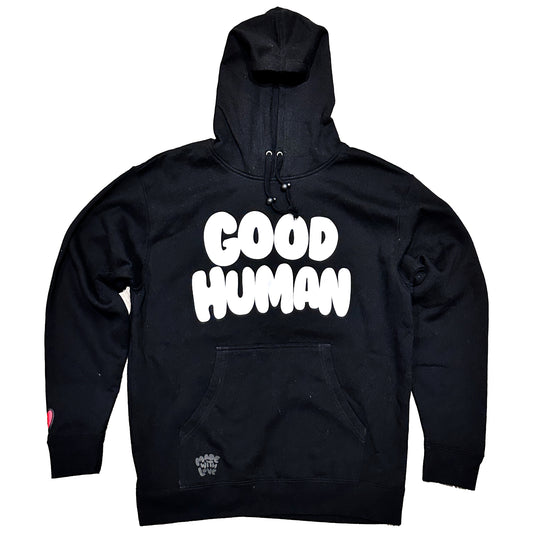 Loveville “Good Human” Hoodie (Black Edition)