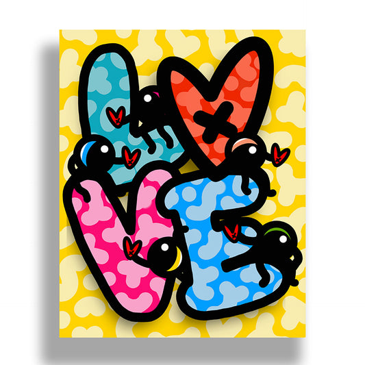 L O V E Art Print